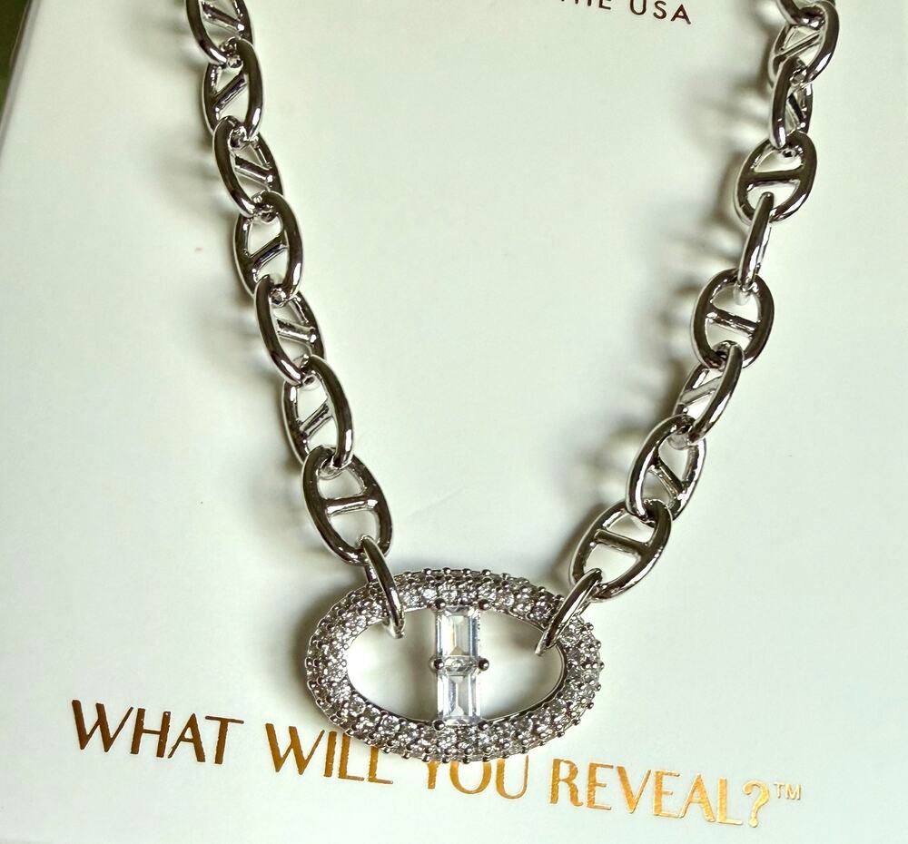 Bomb Party "The Clara" April Birthday 2026 bracelet CZ on Rhodium - BR10359